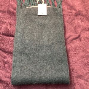 Dark Green Brushed blanket Scarf